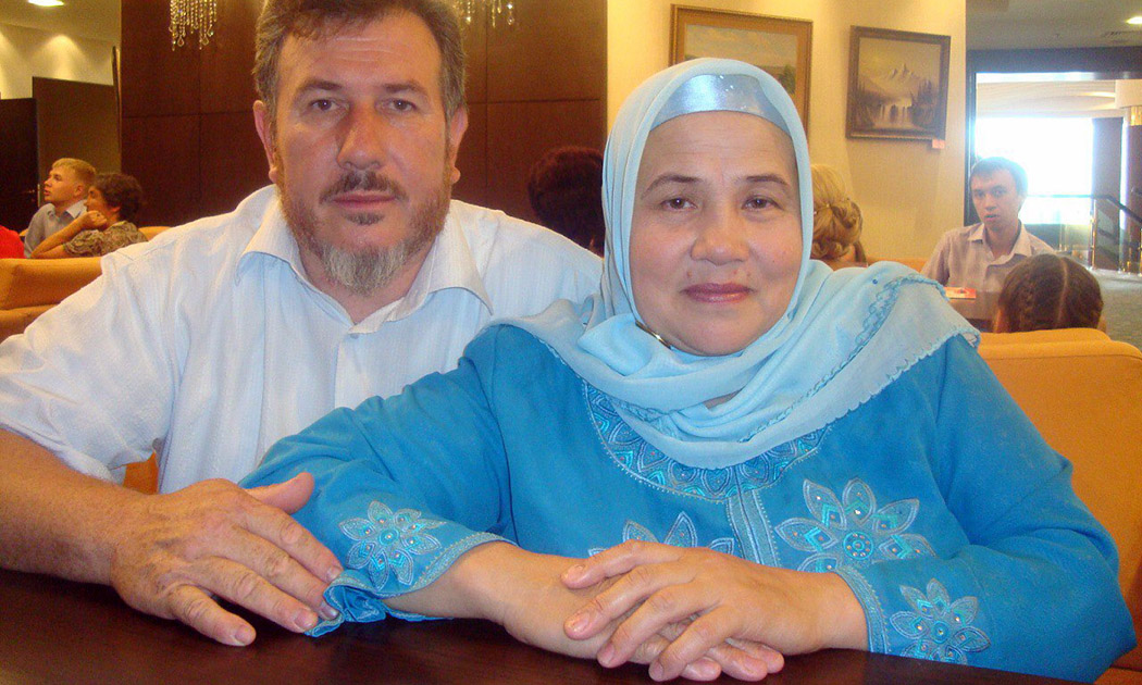 Сулейман хазрат Зарипов со своей женой